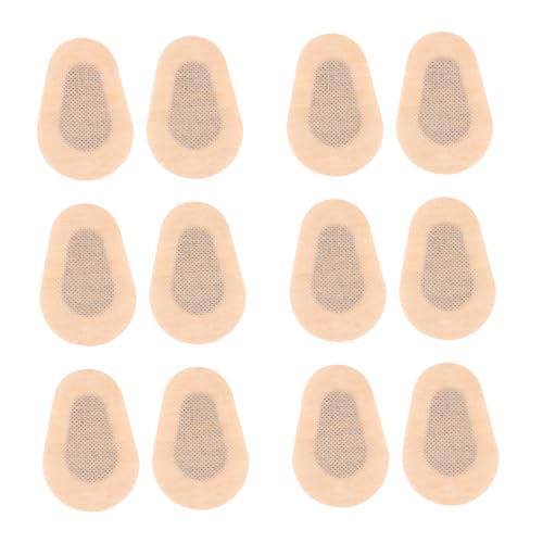 ABOOFAN 6 pares Oculares Elásticos Transpirables de No Tejida Almohadillas Absorbentes para Cuidado de Heridas y Bolsas el Contorno de Ojos para Adultos y Uso Médico Diario