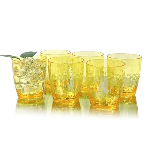 yongzhenlite ensemble 6 verres 430ml jaune
