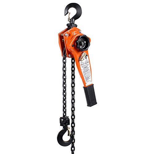 Amarite Chain Hoist Lever Hoist 1.5Ton 3300Ibs 20ft Load Chain Manual Chain Hoist Industrial Grade Type Connection for Lifting Hook …