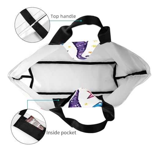 Bolso Tote grande, durable, ligero y reutilizable para uso diario miniatura 5