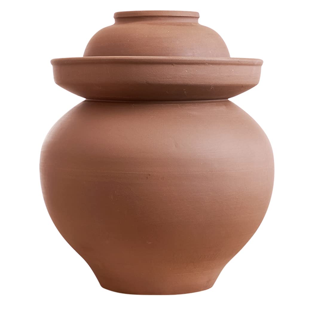 Tradycyjny chiński ceramiczny garnek do fermentacji, słoik do kiszenia z pokrywką z uszczelką wodną, duży pogrubiony ceramiczny słoik do kiszenia, pojemniki do przechowywania kimchi 2,5 kg (6 kg