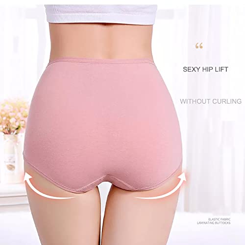 Image of Women's Multicolor Nylon Cotton High Waist Tummy Control Panty (Pack of 3)