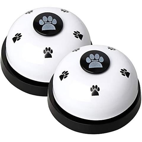 2 Campanas de Entrenamiento para Mascotas con Botón Grande Cover