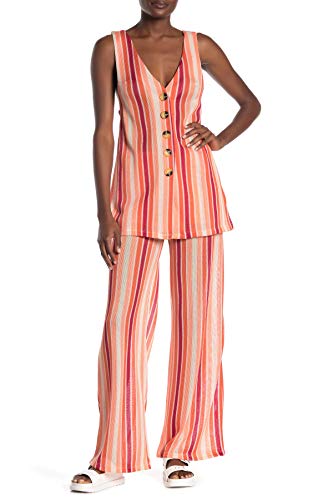 Free People Womens Bridget Knit 2PC Outfit Orange S