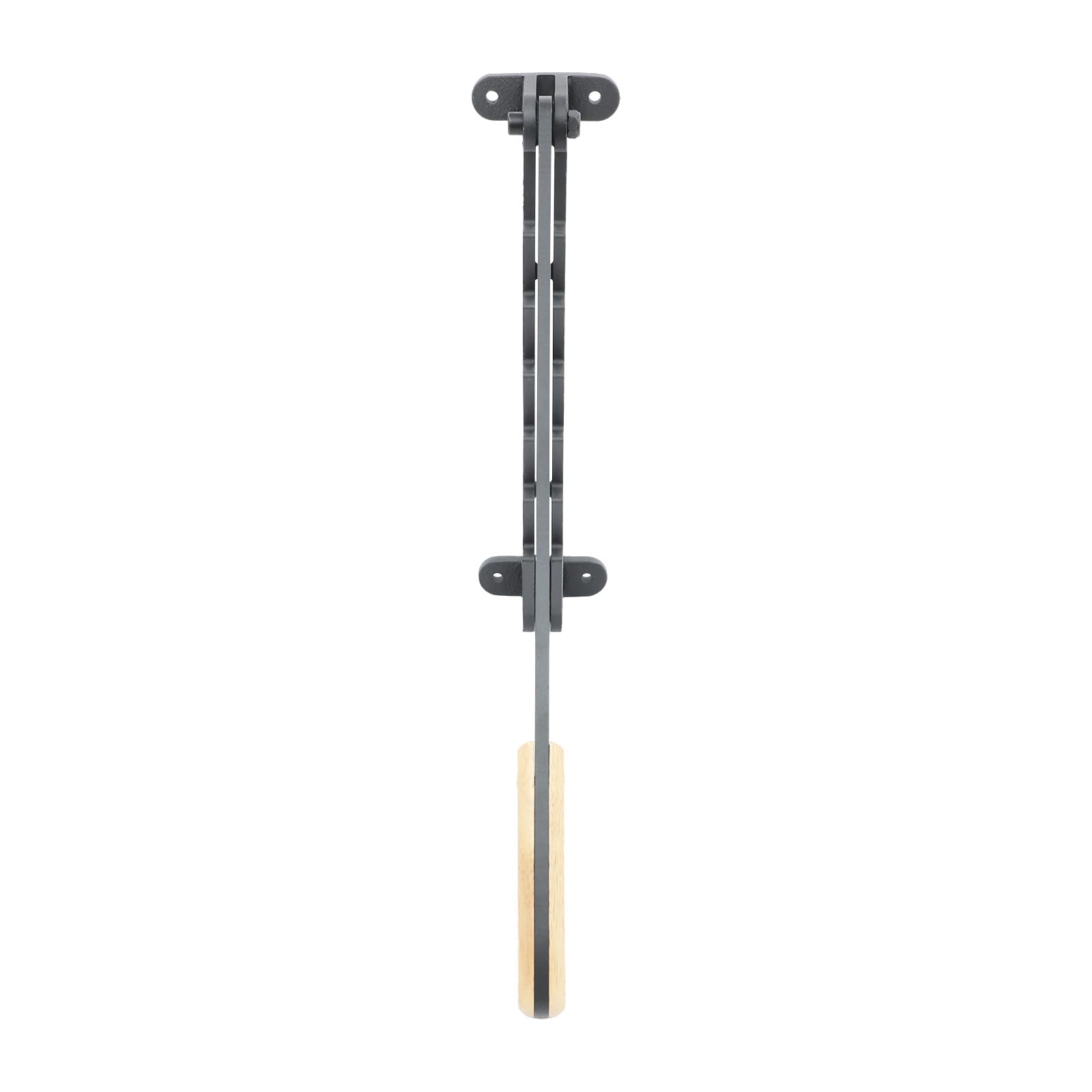 10 * 10 * 57,5 cm Spaccalegna manuale, angolo di apertura dell'impugnatura 0-180°, montaggio a parete, superficie di serraggio dentellata, ascia da spacco per legno secco e tenero (fino a 25 cm)