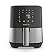 NEWLUX - Freidora sin Aceite 3.5l Air Power V35 (1500W) con 11 Programas y Panel LED Táctil. Freidora de Aire Caliente 60-210 ℃, Programable 12h. Fácil de Limpiar. Recetario Digital. Libre PFOA