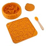 PETFROH スローフィーダー ドッグボウルセット アナと雪の女王 おやつ リックマット BPAフリー シリコン 食器洗い機対応