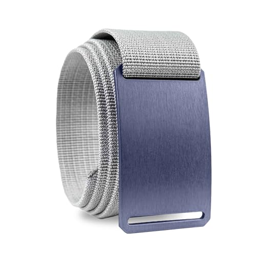 GRIP6 Bluesteel Belt: Durable Belts for Men & Women, Versatile Nylon Tactical Belt for Work, Golf, Casual & Outdoor Use