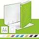 Leitz 42420054 4-Ringbuch, A4, für bis zu 230 Blatt, WOW-Serie, 25 mm Rücken, grün