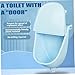 Plastic Urinals for Men, Wall Mounted Odourless Waterless Urinal with Lid & 4.9 ft Hose for Home, Dorm, Garden, Motorhome Waterless Urinal