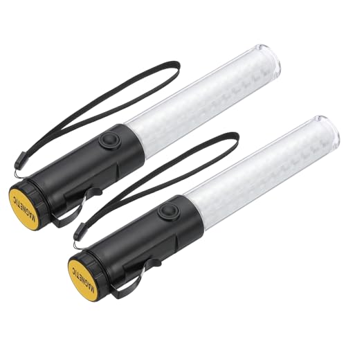 Barre de signalisation LED PATIKIL 11 pouces pour guidage de véhicule avec sangle de poignet