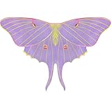 Creatoy Toddler Fairy Wings, Moth Costume Wings for Girls, 2 Sides Butterfly-Wings for Kids, Childs Dress Up Fairy Birthday Party Gifts Halloween Easter Bug Unit Favors
