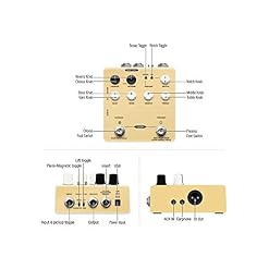 WSMLA Band Créateur et for Plancher Acoustique Préampli + DI pédale d’effet avec Chorus Reverb 60 Geler Boucle for… - Les Beatles, Paul McCartney, John Lennon, RIngo Starr, George Harrison WSMLA Band Créateur et for Plancher Acoustique Préampli + DI pédale d'effet avec Chorus Reverb 60 Geler Boucle for… – Image 6