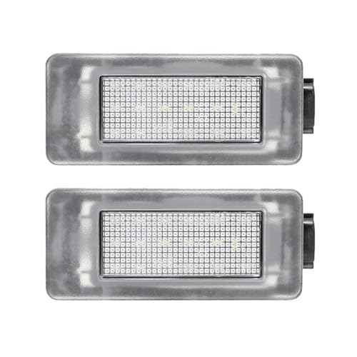 for Dacia for Duster 2018 2019 2020 2021 Pair Car High Brightness White LED License Plate Light Number Plate Lamp