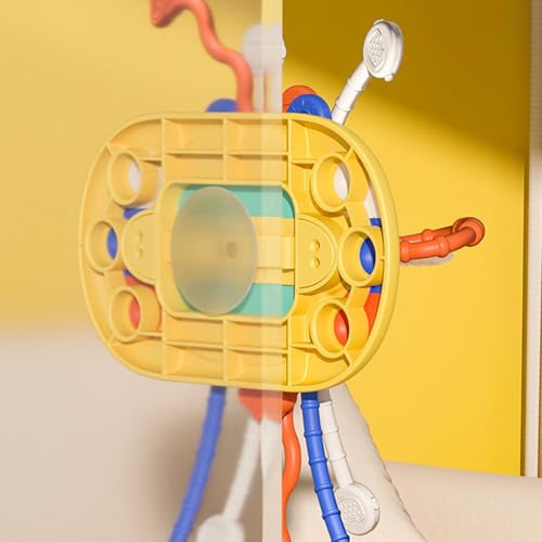 Jouet sensoriel à cordon avec ventouse jouet à presser multi-textures - 5