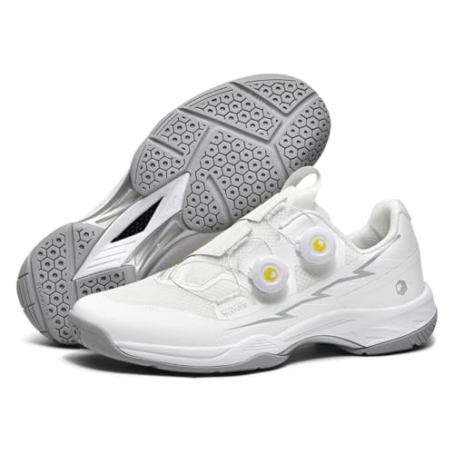 Zapatillas tenis hombre cómodas para pista cubierta y pickleball exterior