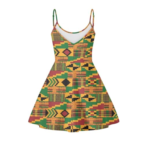 Image of Coloranimal Women's Summer Sleeveless Casual Swing Dresses with Loose Fit Beach Sundress