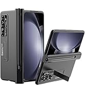 Miimall Kompatibel mit Samsung Galaxy Z Fold 5 Hülle mit S Pen Displayschutz Kameraschutz, [Schar...