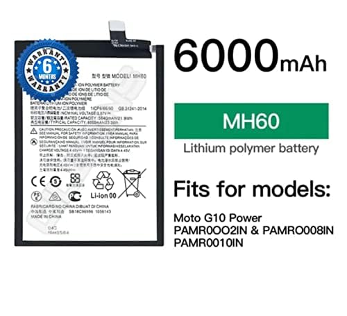 Image of Original MH60 Battery for Motorola G60 / G10 Power PAMR00021N / PAMR00081N / PAMR00101N Battery with 6 Month Warranty**** (F000121)