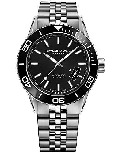 Raymond Weil Men's 'Freelancer' Swiss Automatic Stainless Steel Casual Watch, Color:Silver-Toned (Model: 2760-ST1-20001)