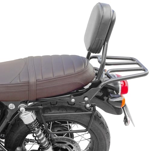 Porte bagages Triumph Bonneville T120 T100 noir accessoire moto - 3