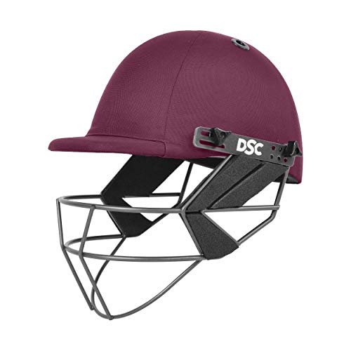 Image of DSC Fort 44 MS Cricket Helmet for Mens (Adjustable Steel Grill | Back Support Strap)