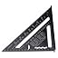 Precision Triangular Ruler, Rafter Square Carpenter Ruler Alloy Metal ...