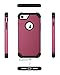 BENTOBEN iPhone 8 Case, iPhone 7 Case, 3 in 1 Hybrid Hard PC Soft Silicone Rubber Bumper Heavy Duty Shockproof Slim Full Body Protective Phone Cases Cover for iPhone 8 & iPhone 7 (4.7 Inch) Wine Red