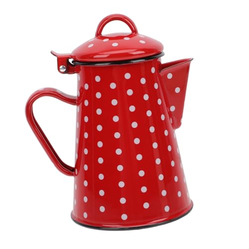 KAILIKETIY ?瓷手把? 星空デザイン コーヒー ティーケトル 快適ハンドル付き 速熱エナメルポット 家用湯沸かし器 電気 ガス対応 贈り物にも