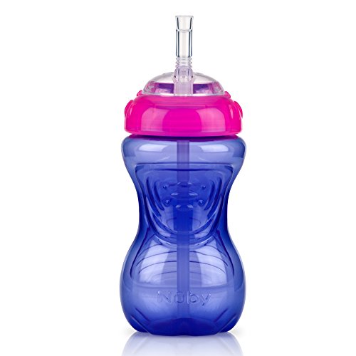 Nuby 95328 No-Spill Soft Straw Easy Grip Sippy Cup thumb #4