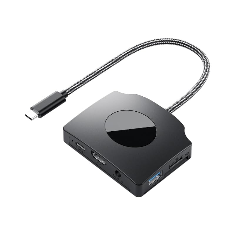Rozdzielacz USB C Hub wyjścia wideo konwertery portów HDTV do laptopa stacjonarnego