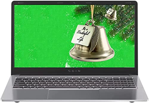 Best Birthday Gift,15.6 Inch,Lap Tops 4GB RAM 128GB ROM SSD Win 11 Laptops with FHD Cover