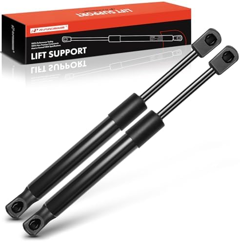 Pair Of Tailgate Lift Supports (Shock Struts) For 1979-1993 Ford Mustang - Black - SG314001