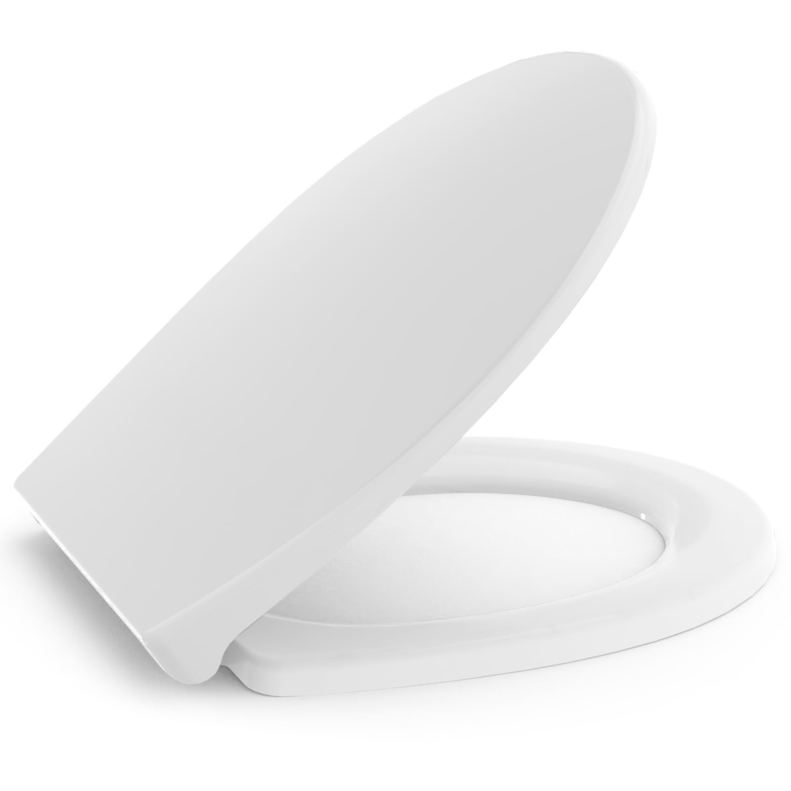 SURFOU Toilet Seat with Soft-Close Mechanism, Quick Release Function for Easy Cleaning