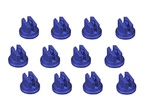 Pack of 12 - TeeJet Flat Spray Tips Blue 110° Polymer Visiflo Farmer Bob's Parts TP11003VP
