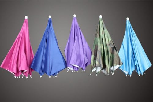 Image of UH26 Umbrella Hat, Colorful Folding Headwear 26 inch, Elastic Headband Sun Rain Umbrella Hat Cap for Party, Fishing and Gardening, Prefect for Kids