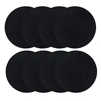 8 Stücke Aktivkohlefilter Rund, Biomülleimer Küche Rund Bioeimer Filter, Komposteimer Küche Aktivkohlefilter, für Küchenmüllkomposter Filter