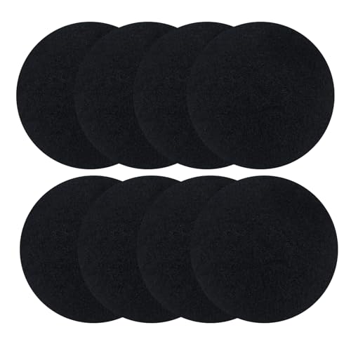 8 Paquetes de filtros de composta, Filtros Antiolor para Cubo de Basura Filtro de Carbón Activado de Repuesto Evitar Olores Contenedores para Hacer Compost Tamaño Universal 17 cm