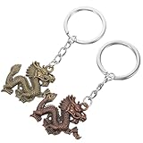 Pendentif porte-clés – ce pendentif porte-clés en forme de dragon est empreint de style traditionnel chinois, idéal pour le nouvel an. décoration pour porte-clés