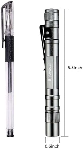 Miniatura 3 de 5 unids pluma linternas 1000LM ultra delgado portátil LED Penlight bolsillo pluma linterna luz linterna con clip para interior al aire libre