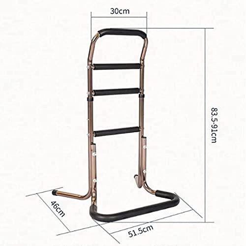 Bed Rails - Adjustable Heights Safety Rail Aid for Elderly & Disabled, Mobility Stand Assist - Daily Living Aids - Seniors Chair Stand - Pregnant Support - Image 3