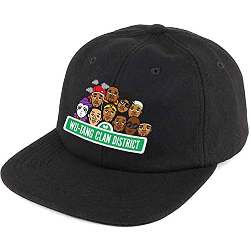 Men's Wu Tang Clan Sesame Street (Ex Tour) Snapback Baseball Cap Adjustable Black