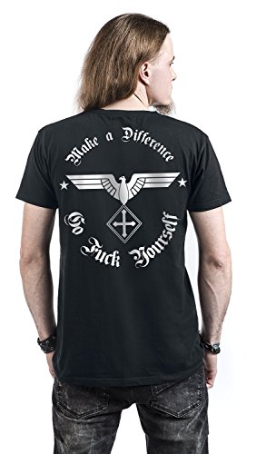 Motörhead Make A Difference Homme T-Shirt Manches Courtes Noir Regular/Coupe Standard - Les Beatles, Paul McCartney, John Lennon, RIngo Starr, George Harrison Motörhead Make A Difference Homme T-Shirt Manches Courtes Noir Regular/Coupe Standard – Image 7