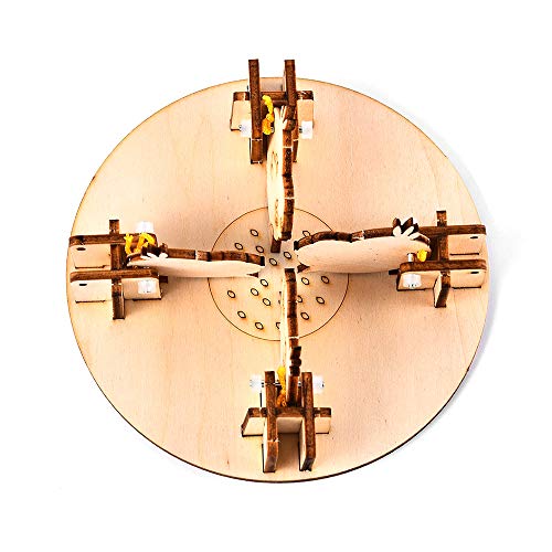 Interessante experimento científico tecnologia fabricação em pequena escala material artesanal model