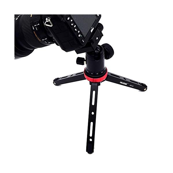 BESTSOON-CTU Kamera Stativ- Bewegliches Aluminium Mini Tischstativ Fotografie Halter for Kameras for Smartphones… – Bild 7