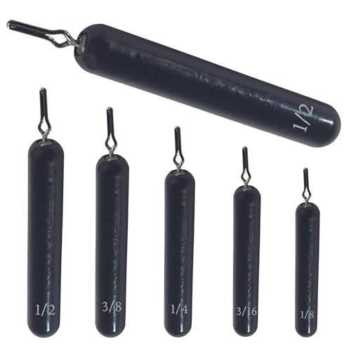 Reaction Tackle Tungsten Drop Shot (Black, Skinny, 1/4)