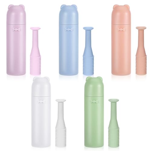 Classicseali 5PCS Contact Lens Remover Tool,Eye Plunger,Sufficient Suction Soft Suction Cup, Contacts Insertion Tool with Cute Shell,for Remove Artificial Eyes Scleral Lenses,5 Colors