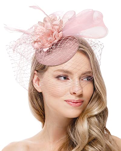 Cocktail Flower Mesh Hat