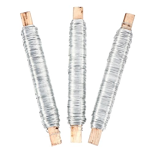 FUNOMOCYA DIY Iron Wires 3pcs Soft Wire Ties for Plants Bendable Crafts Wire Floral DIY Iron Wires for DIY Flower Stems Bouquets