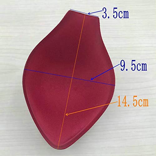 Image of CALADNIS Men Underwear Enhancing Cup Bulge Protective Sponge Pad 3D Trunks Wine Red